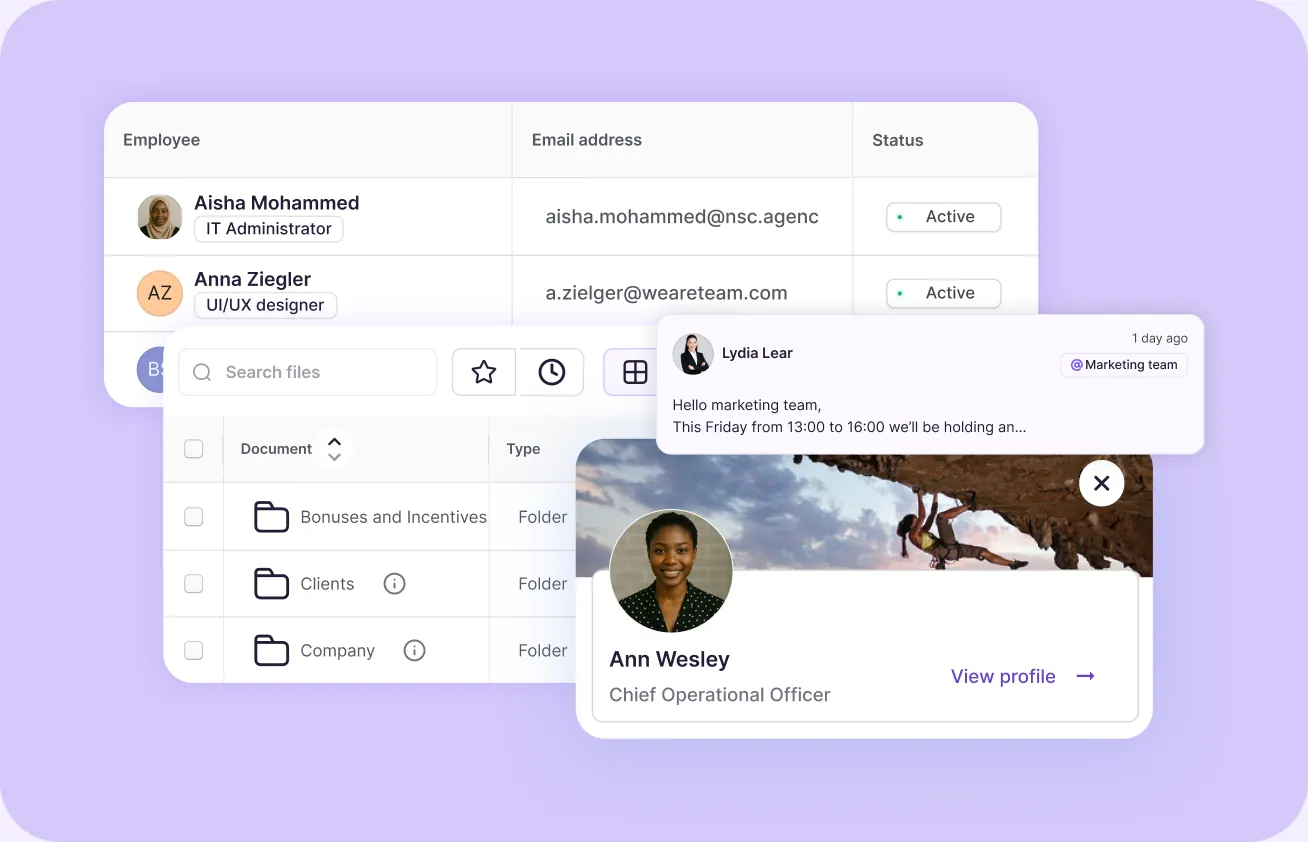 Everything about your employees in one place.
