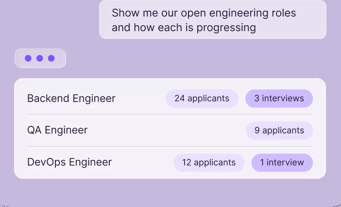 Manage open positions
